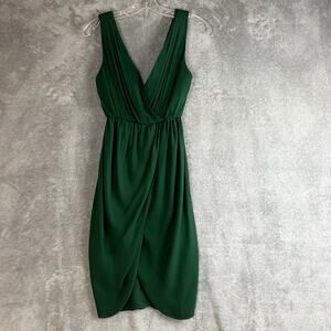 Alice + Olivia Emerald Green Mini Dress